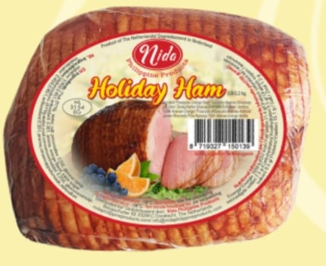.Holiday Ham 1.8-2kg  Nida Brand